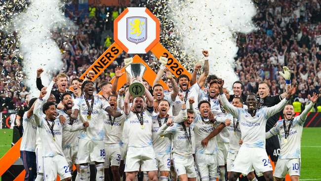 Aston Villa win UEFA Europa League title