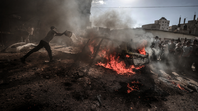 Israeli drone strike targets vehicle in Gaza City despite ceasefire