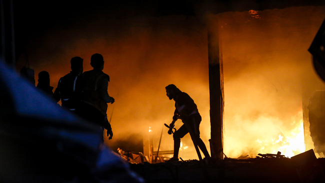 Israeli military carried out an airstrike on Gaza