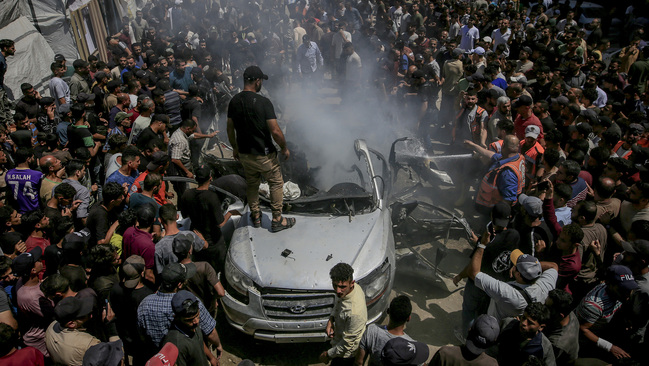 Israeli strike on civilian vehicle in Gaza City kills three Palestinians