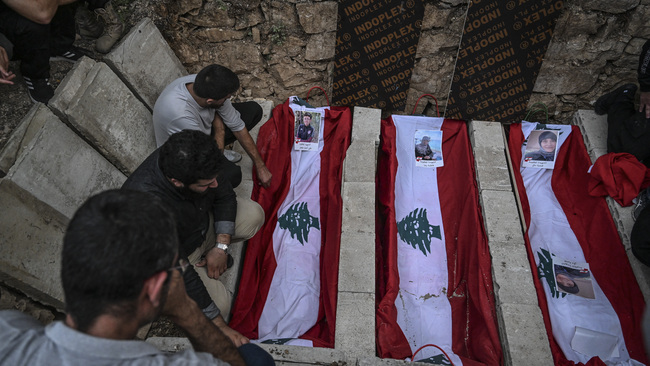 Lebanon bids farewell to Lebanese lost their lives in Israeli attacks