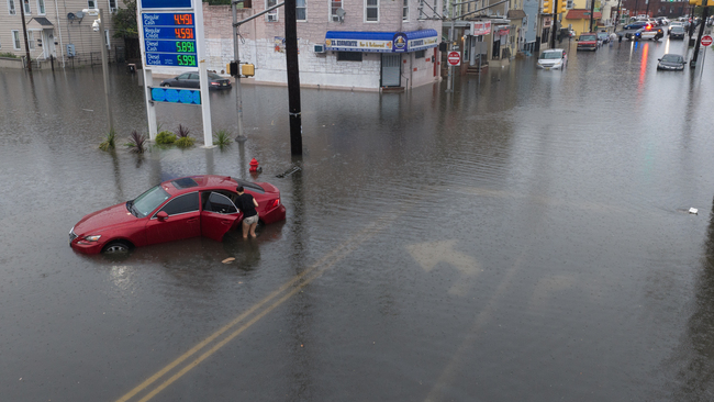 Major Flooding Hits Paterson as Streets Submerge, More Than 50 Tesla Vehicles Affected in Totowa