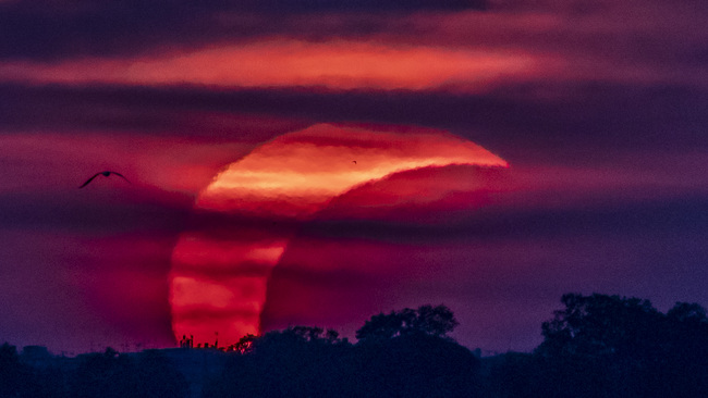 Solar eclipse in Italy