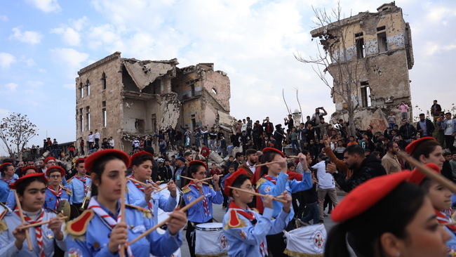 Syrians mark first anniversary of fall of Bashar al-Assad's regime with nationwide events