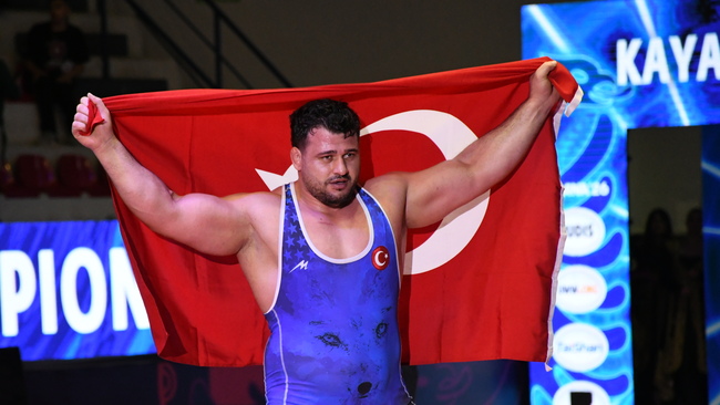 Turkish wrestler Riza Kayaalp wins gold at European Wrestling Championships