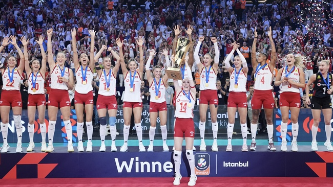 Turkiye retain European women's volleyball title with 3-2 win over Italy