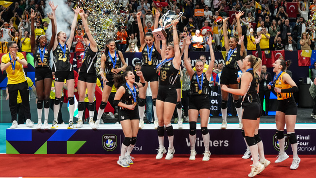 VakifBank wins CEV Women's Champions League Cup in Istanbul